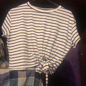Large stripped shirt